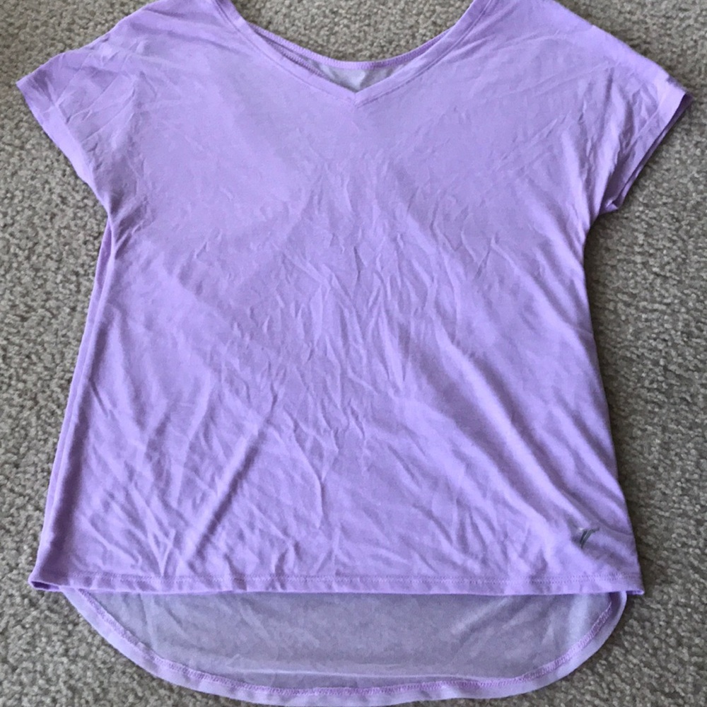Purple workout Tee